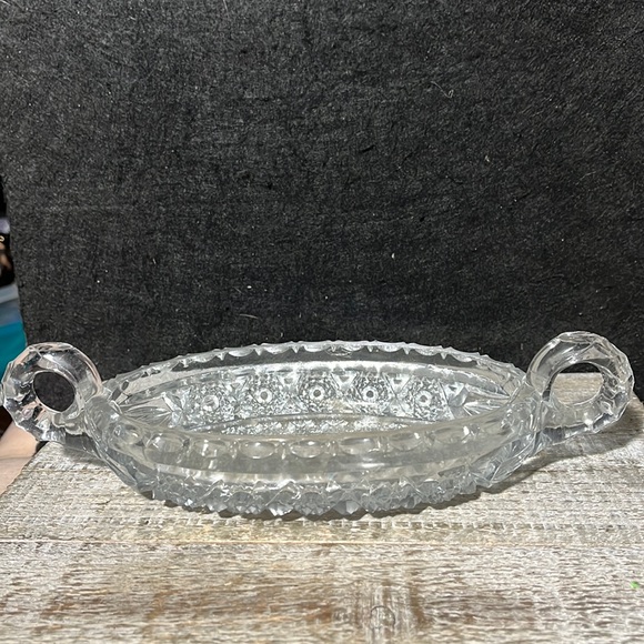 Imperial Glass Dining Imperial Glass Eapg Nucut Star Button Double